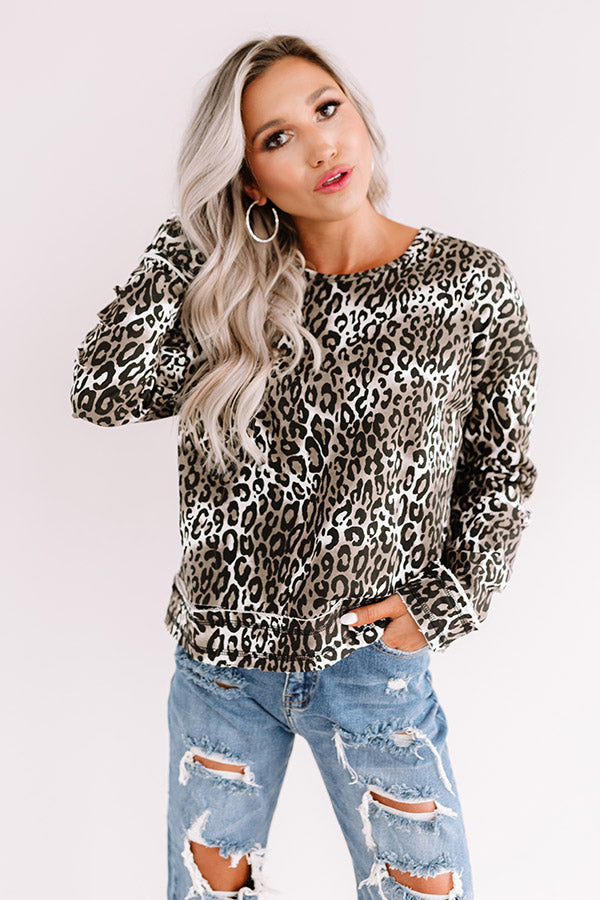 leopard sweatshirt