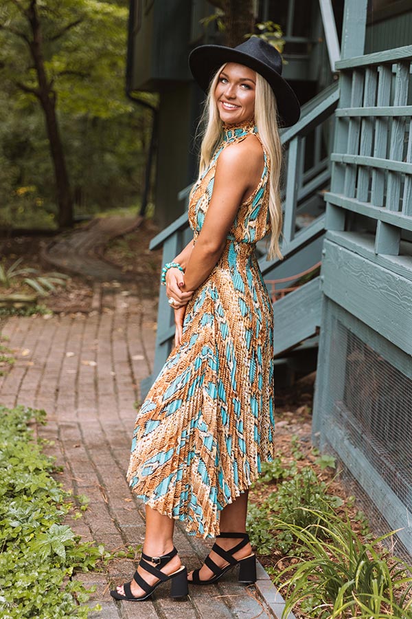 Radiant Reveal Snake Print Midi • Impressions Online Boutique