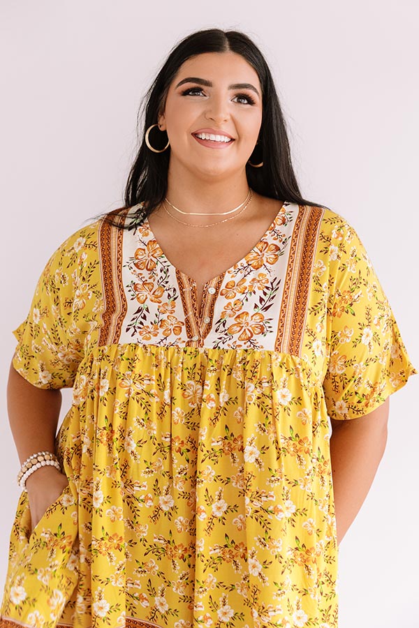 yellow babydoll dress