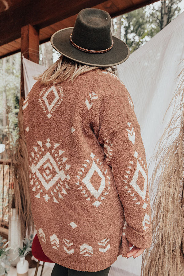 Campfires And Friends Cardigan In Mocha Curves • Impressions Online ...