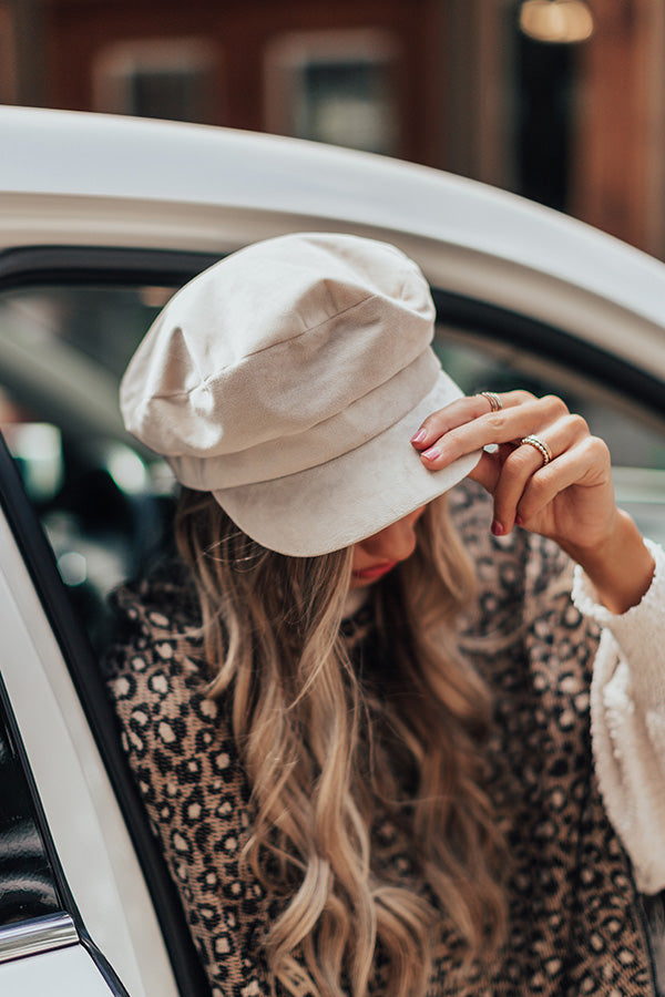 velvet cabbie hat