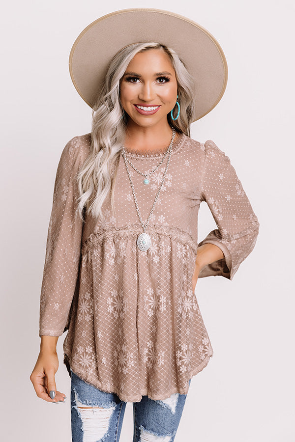 See You Later Lace Babydoll Top • Impressions Online Boutique