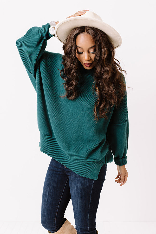 This Free People oversized sweater is the best tunic to wear with