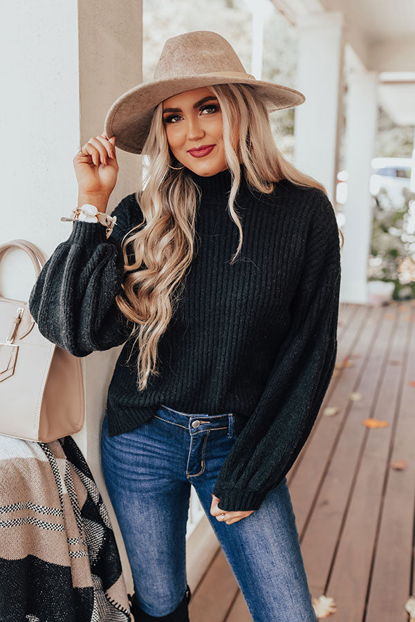 Pumpkin Season Sweater In Black • Impressions Online Boutique