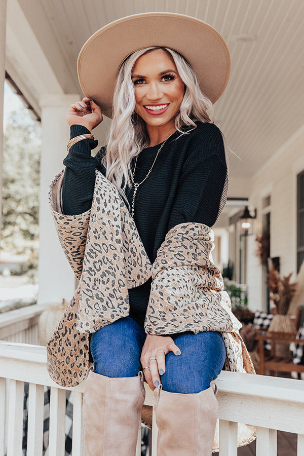 Lovely Time Leopard Cardigan • Impressions Online Boutique