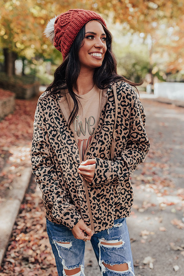 Perfectly Cozy Leopard Sweater In Mocha • Impressions Online Boutique
