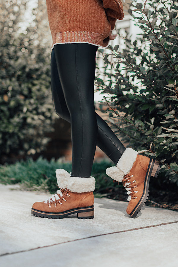 Favor The Cold Fur Lined Boot In Brown • Impressions Online Boutique