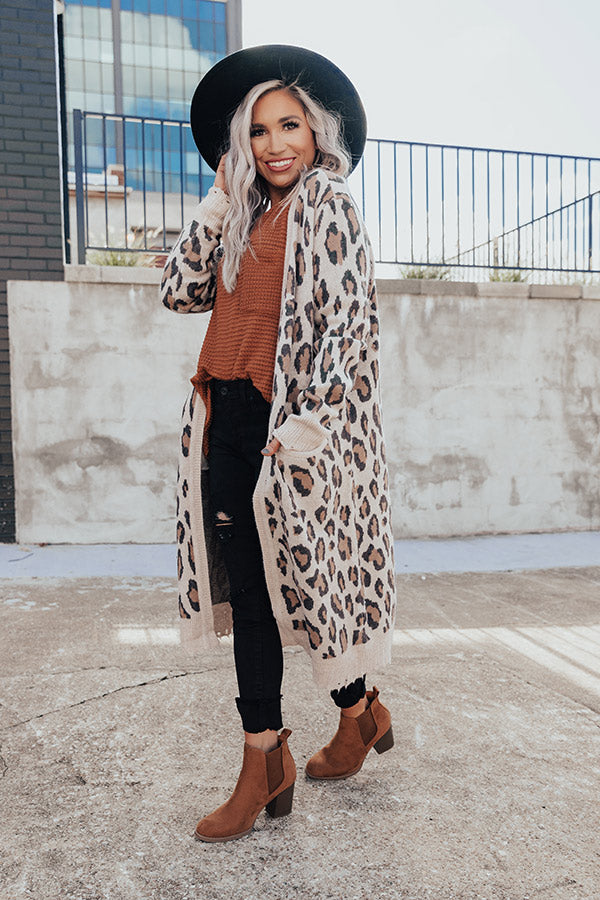 Paramount Comfort Leopard Cardigan • Impressions Online Boutique