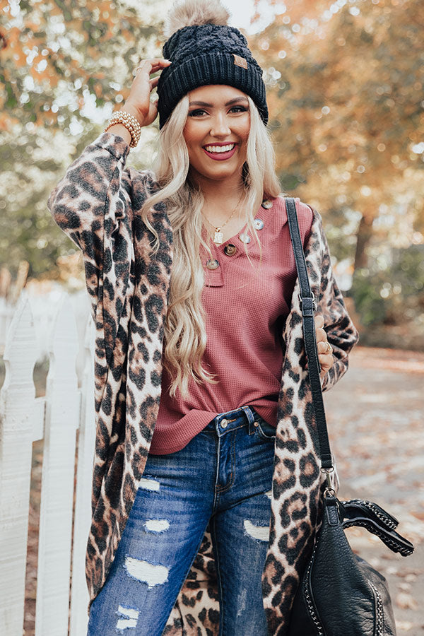 Wild And Free Leopard Cardigan • Impressions Online Boutique