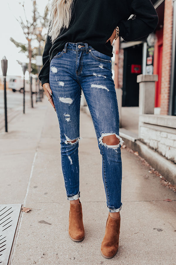 Medium Wash Denim Jeans – The Love Collection