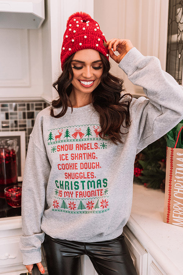 Christmas Is My Favorite Sweatshirt Impressions Online Boutique