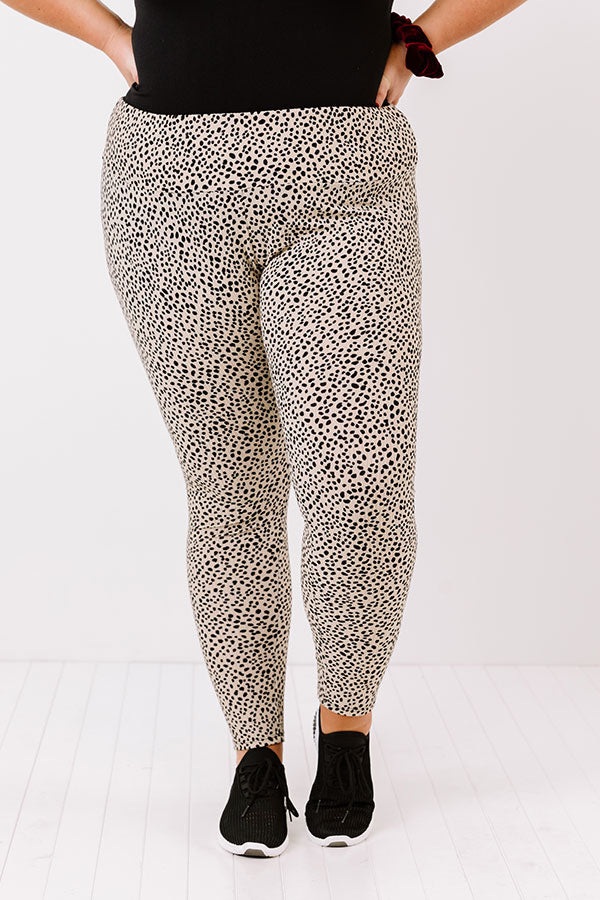 Meander jazz zoete smaak Lady Of Leisure Cheetah Print Legging Curves • Impressions Online Boutique