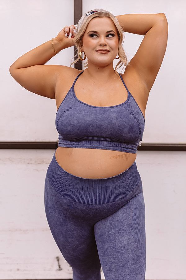 Gym Bunny Perforated Sports Bra Curves • Impressions Online Boutique