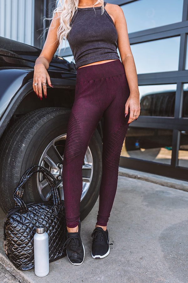 Burgundy Ultimate Active Leggings