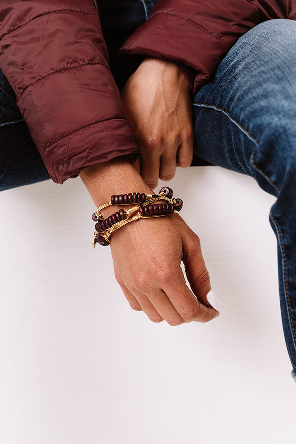 The Cranberry Bangle Bracelet