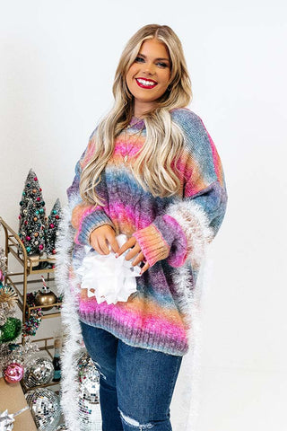 Candy Coated Knit Sweater Curves • Impressions Online Boutique
