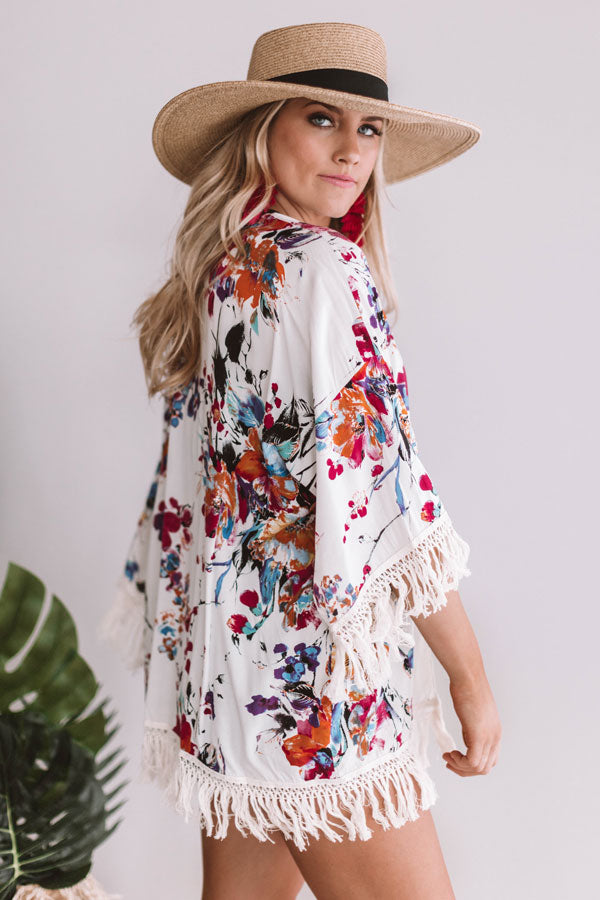 Lulu Floral Kimono • Impressions Online Boutique