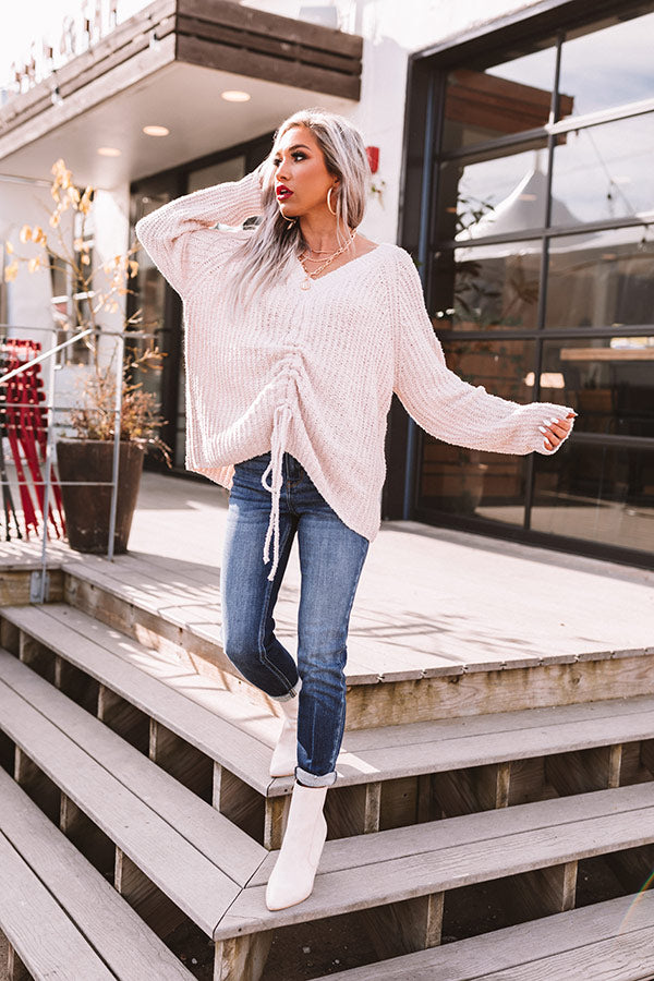 Insta Obsessed Knit Sweater In Light Pink • Impressions Online Boutique