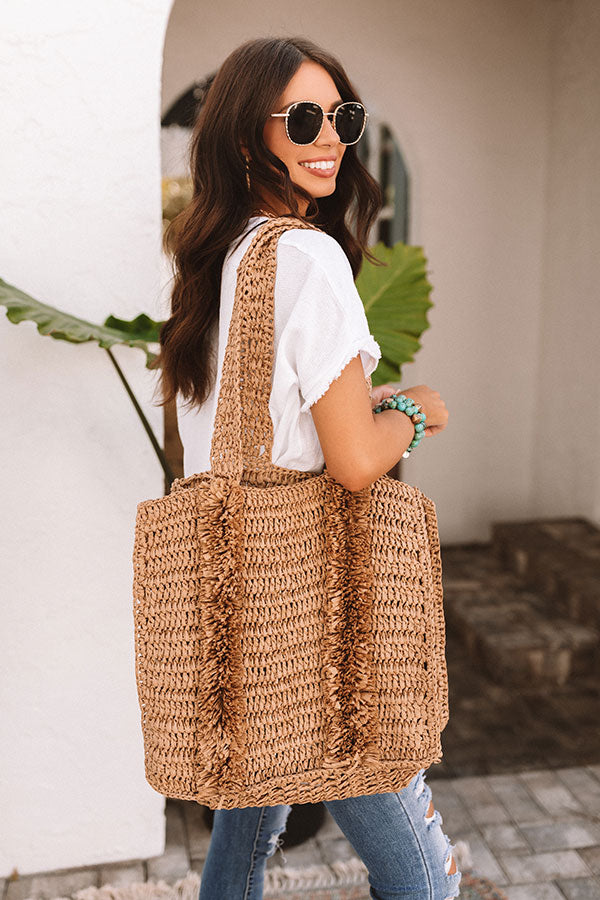 Coastal Service Woven Tote