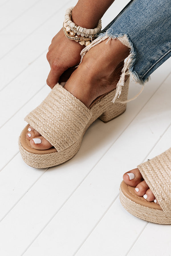 The Teak Jute Heel • Impressions Online Boutique