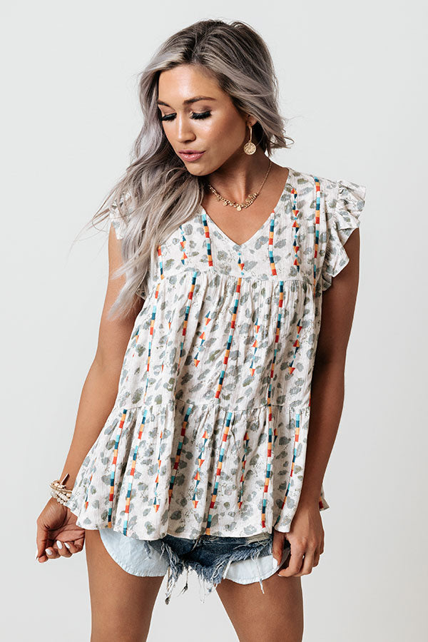 Good Karma Only Babydoll Top • Impressions Online Boutique