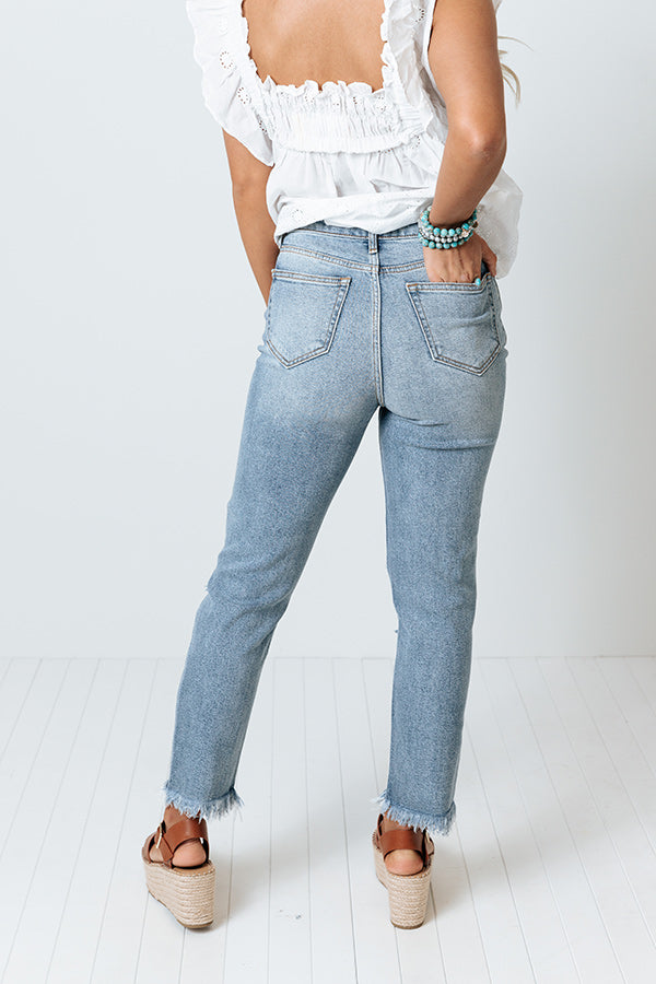 The Badgley High Waist Distressed Relaxed Skinny • Impressions Online ...
