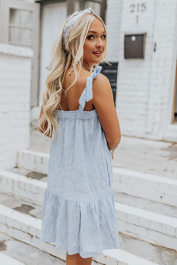 Blue Seersucker Dresses