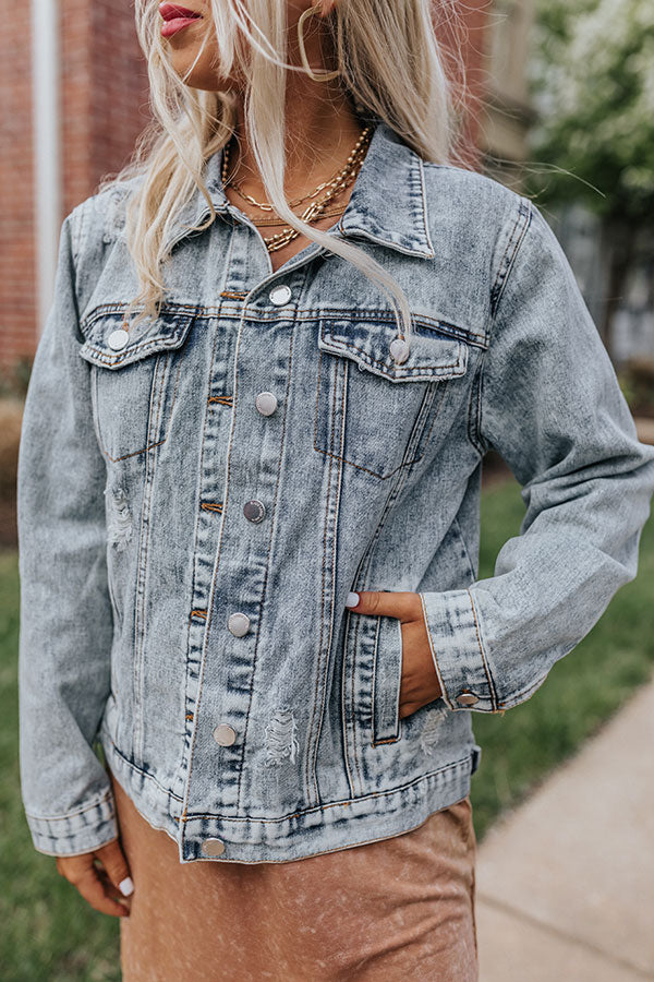 The Meaux Denim Jacket • Impressions Online Boutique