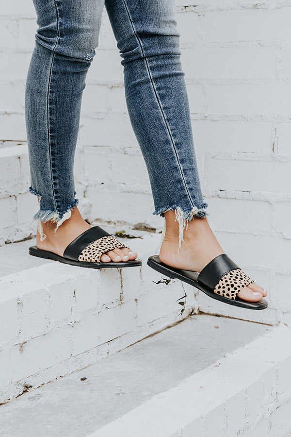The Courtlee Faux Leather Sandal • Impressions Online Boutique