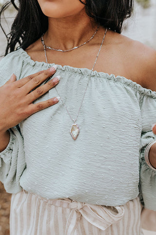 Kendra Scott Camry Rhodium Multi Strand Necklace in Lilac Abalone – Smyth  Jewelers