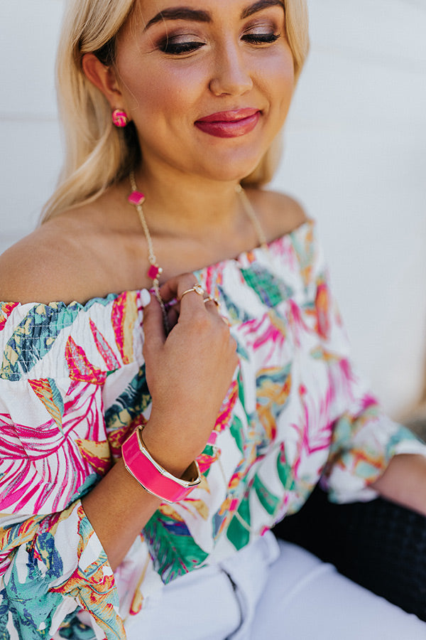 Bailey Bracelet in Hot Pink