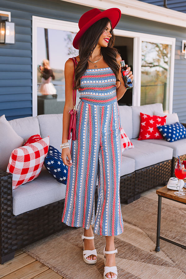 Striped Jumpsuit {What I am Wearing Wednesday} - Mikaela J