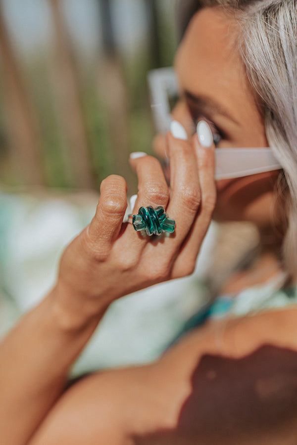 Sweet Tea And Harmony Ring In Turquoise