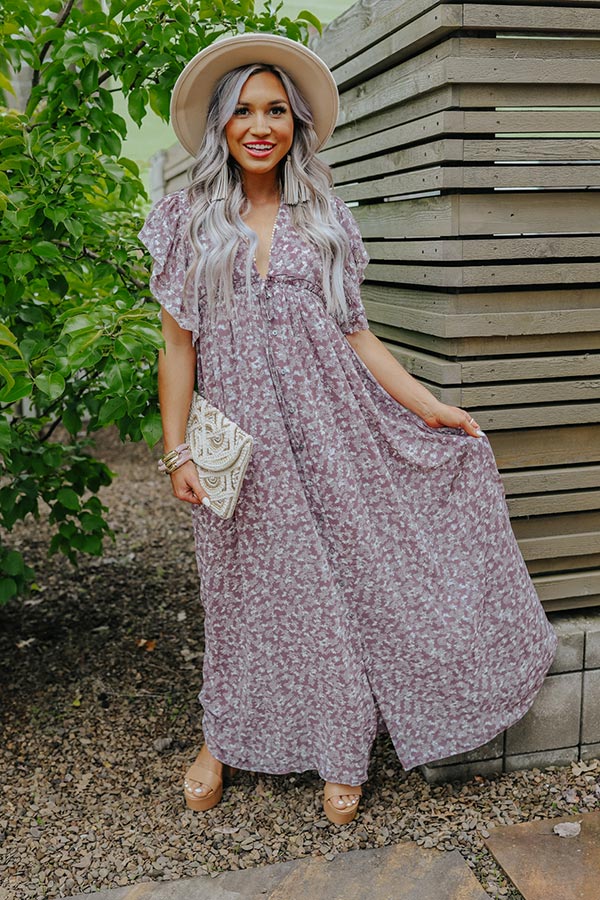 Renew My Love Maxi In Dusty Purple • Impressions Online Boutique