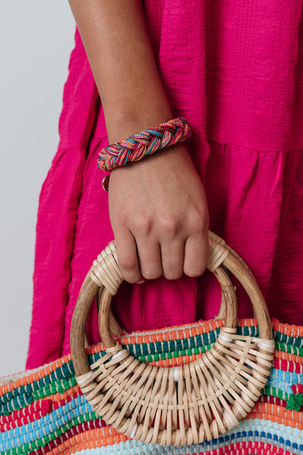 Macrame Knotted Friendship Bracelets & Brass Bracelet – Zey&Rose