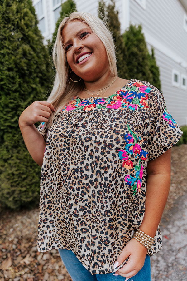 Boutique hot sale leopard top