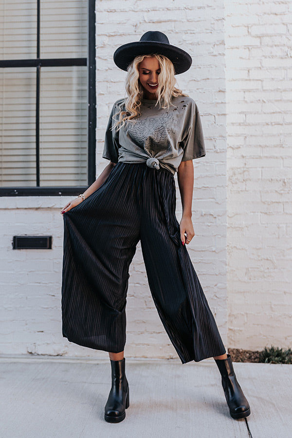 Muse by Magnolia Black High Waisted Pleated Pants | Magnolia Boutique