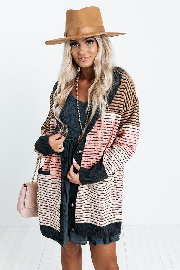 The Wine Down Knit Cardigan