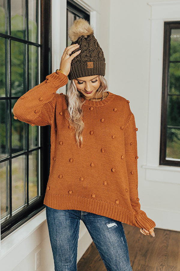 Undercover Sweater Rust • Impressions Online Boutique