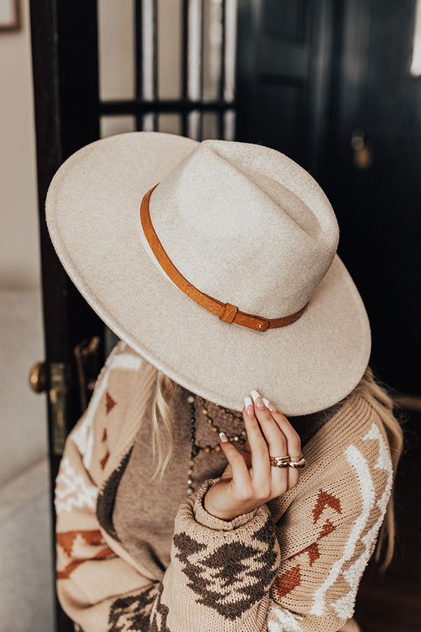 Staring At The Sunset Felt Fedora