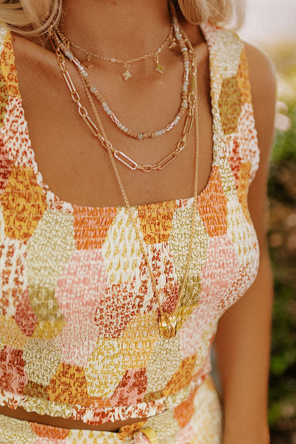 First Class Pass Layered Necklace