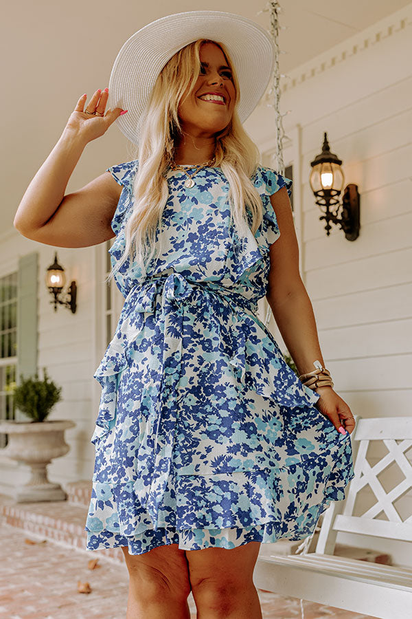 Pretty Epiphany Floral Dress Curves • Impressions Online Boutique