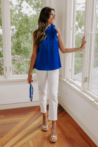 Make It Memorable Shift Top In Royal Blue • Impressions Online Boutique