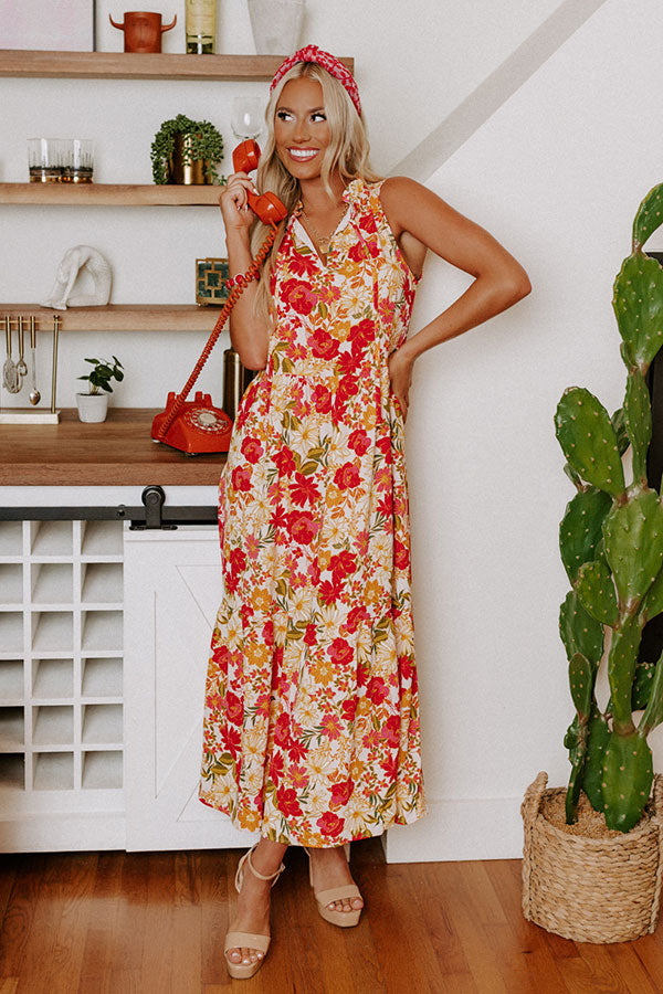 Blooming Floral Maxi Dress