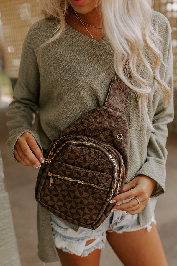 Road Trip Traveling Sling Backpack In Cream • Impressions Online