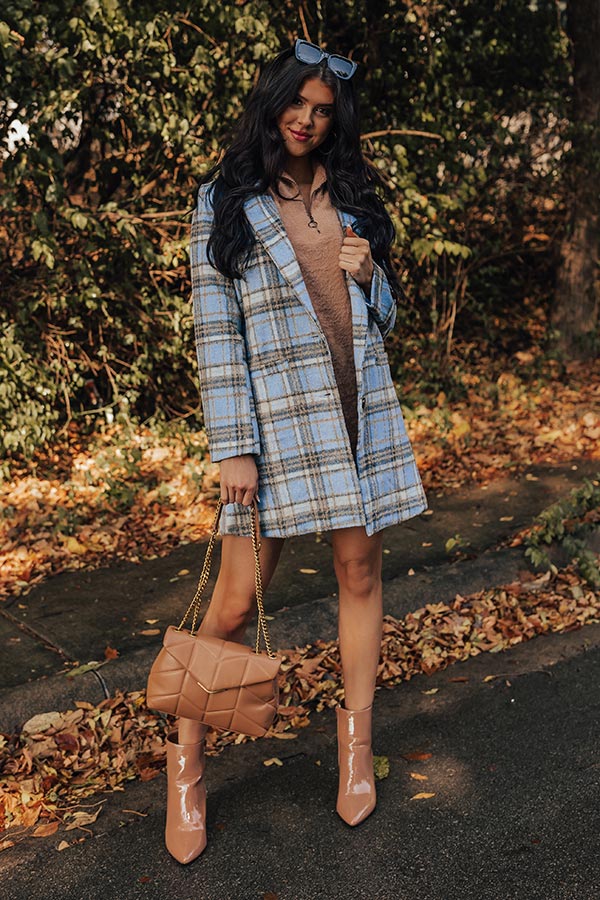 Craving The Cold Plaid Coat