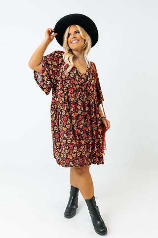 Good Floral Babydoll Dress • Impressions Online Boutique