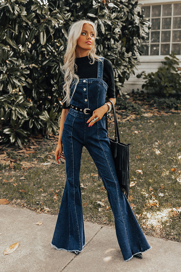 Denim Jumpsuit So Fun and Comfy - The Middle Page