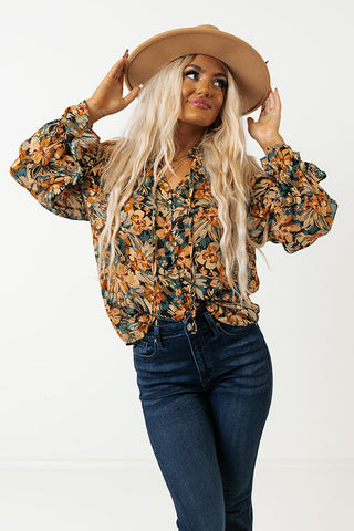 Cider In Soho Chiffon Top • Impressions Online Boutique