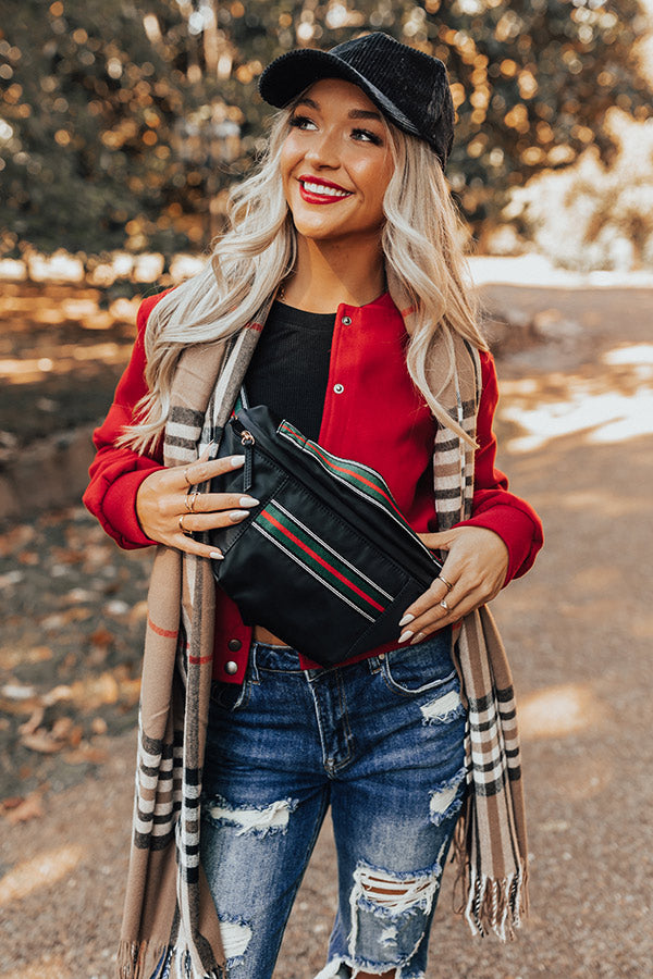 Fashionably Late Faux Leather Quilted Fanny Pack In Black • Impressions  Online Boutique